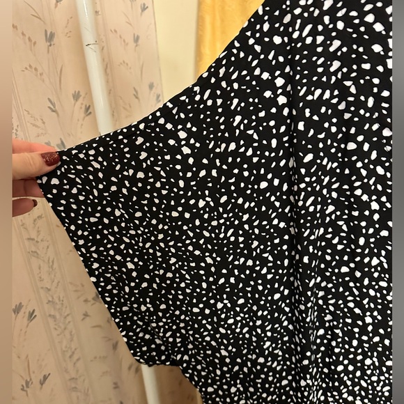Terra & Sky Black and White Polka Dot Dress NWT - Picture 5 of 8